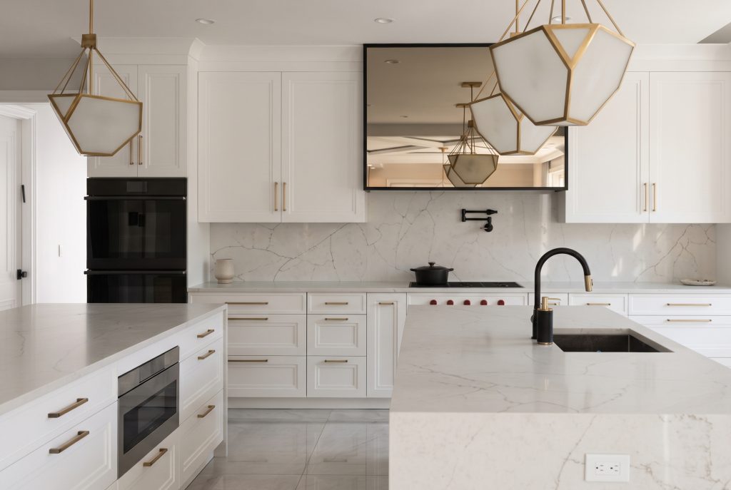 Transitional White Kitchen