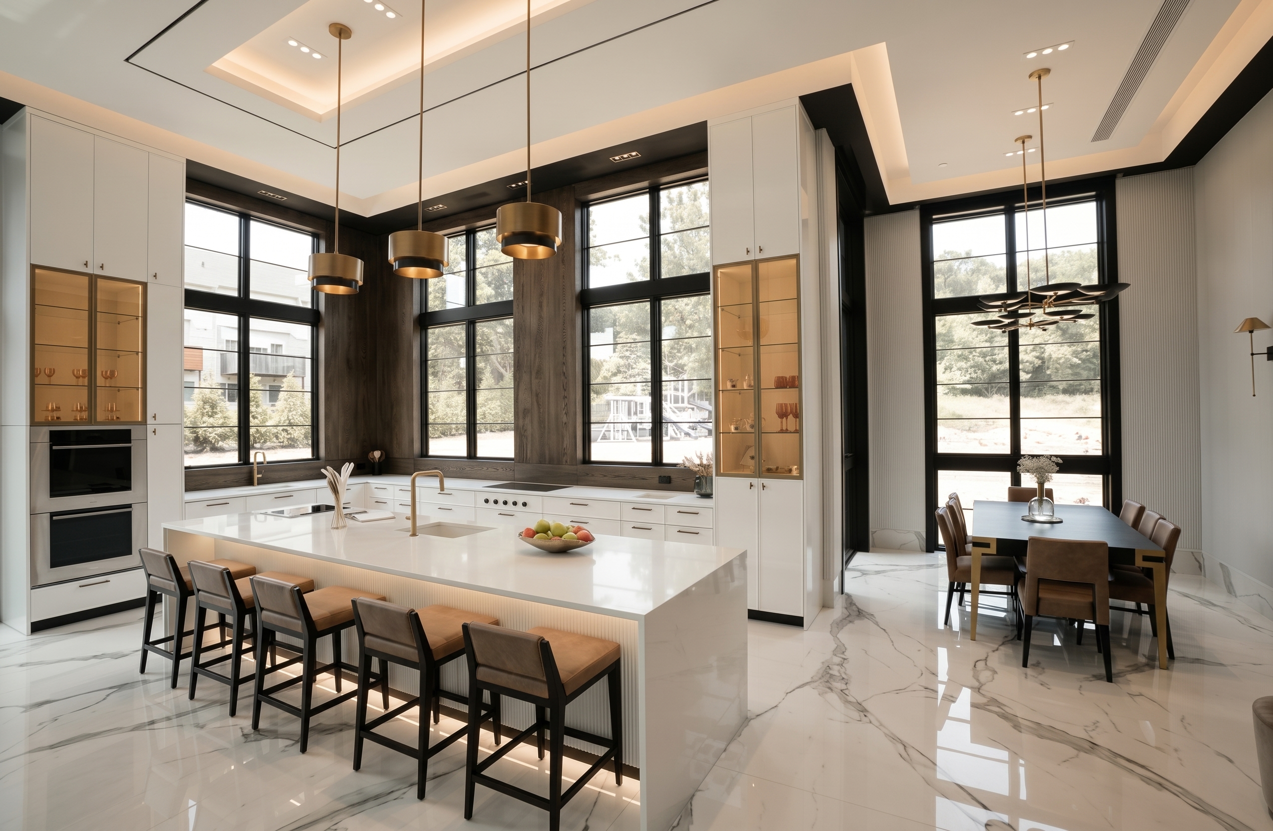 A Bold Modern Luxury Kitchen